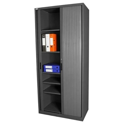 Шкафове за картотека със стоманена врата Tambour с плъзгащи се врати